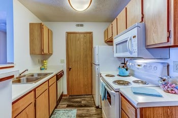 Kitchen at Lake Forest Apartments in Westerville, OH